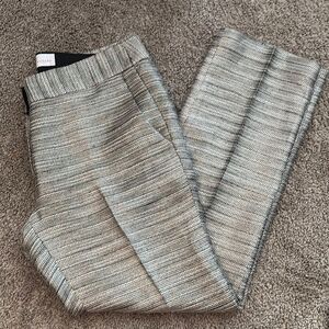 Amanda Uprichard metallic gold with black Dress Pants with Straight Leg P